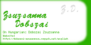 zsuzsanna dobszai business card